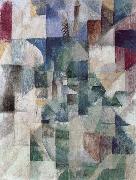 Delaunay, Robert The Window towards to City oil on canvas